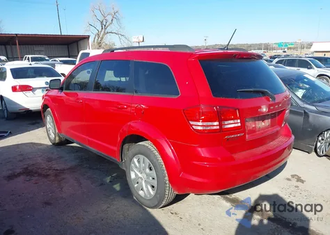 2018 Dodge Journey Se из США, поврежденный, VIN 3C4PDCAB8JT416581